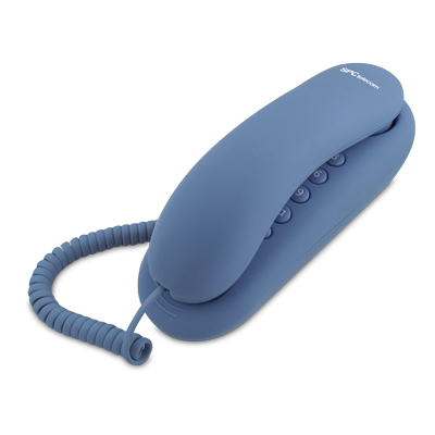 Spc 3016a Telefono Sobremmural Ergonomico Azul